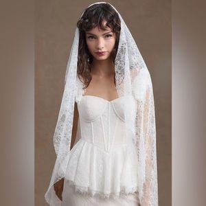 BHLDN Nestina Accessories Promesse Lace Veil